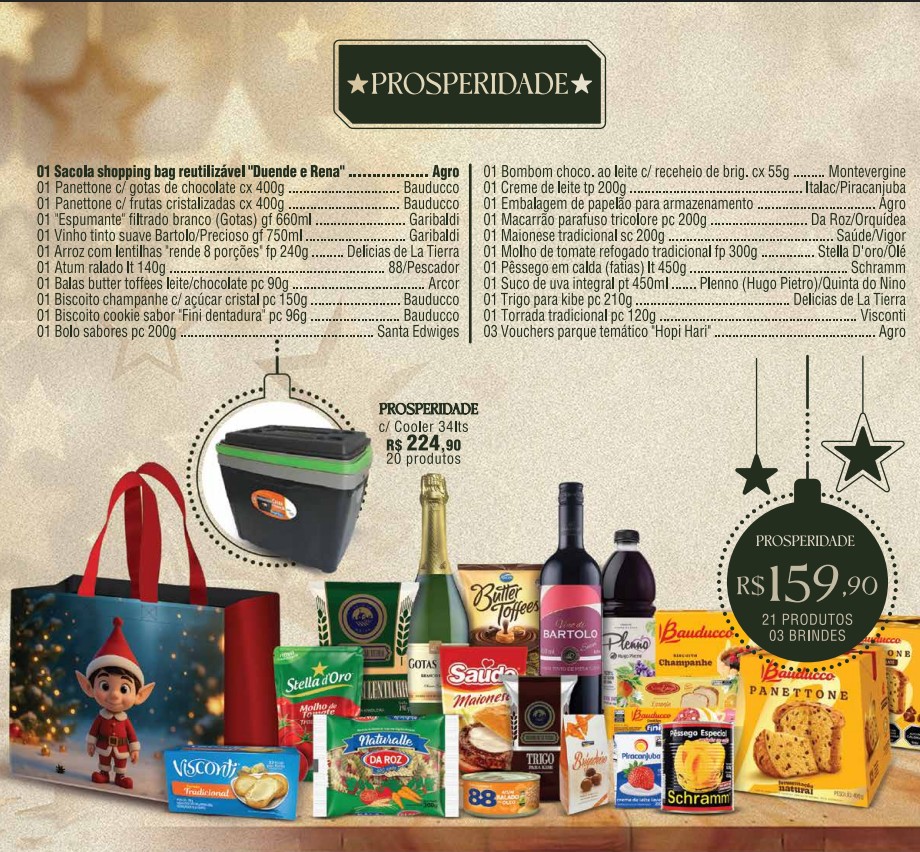 cesta De Natal Prosperidade