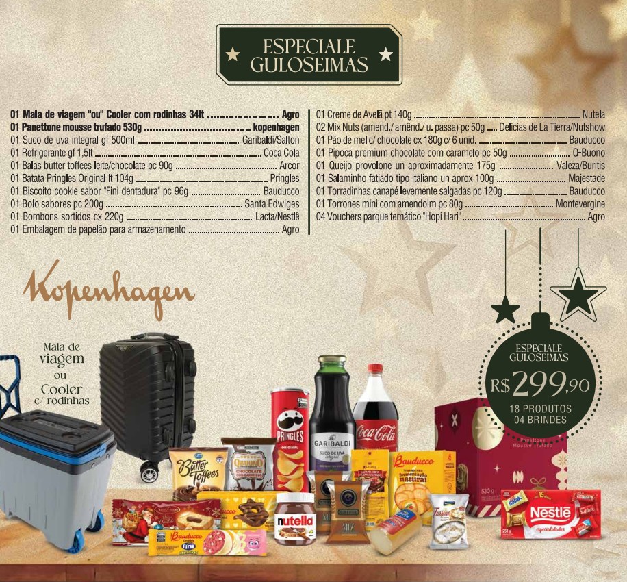 Cestas De Natal Especiale Guloseimas