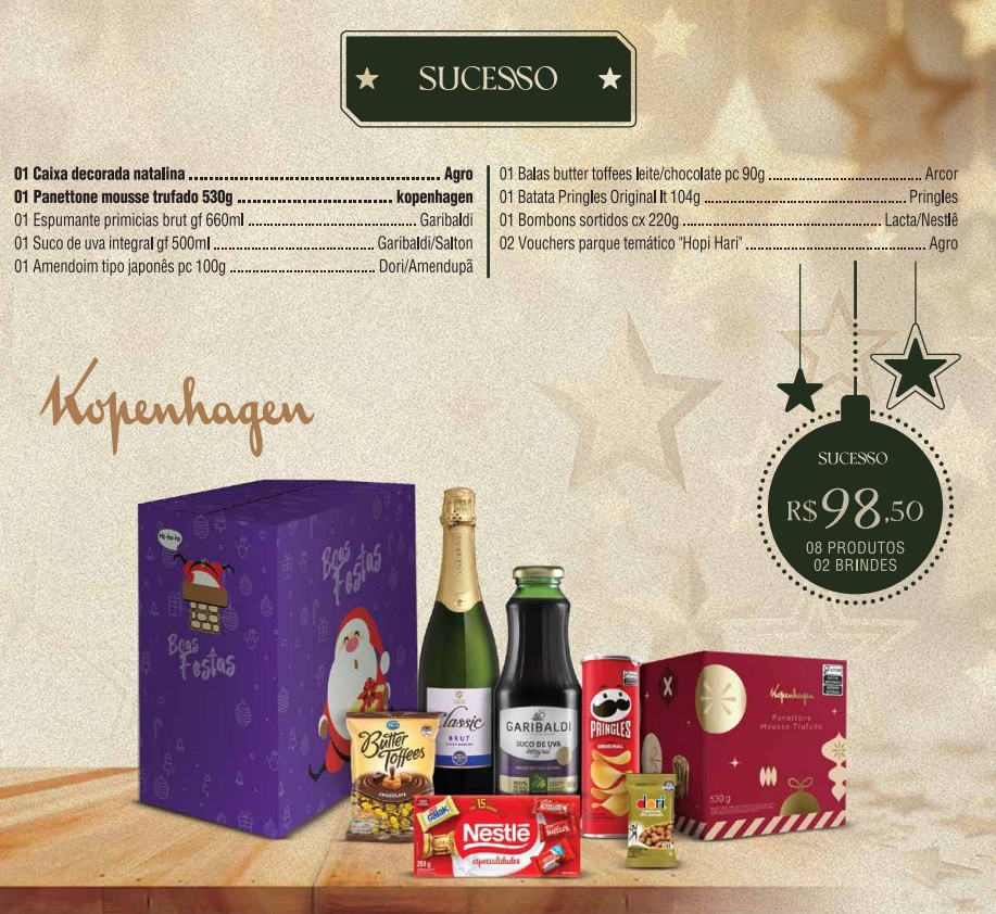 cestas De Natal Sucesso