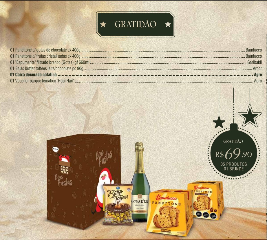 Cestas De Natal Gratidão